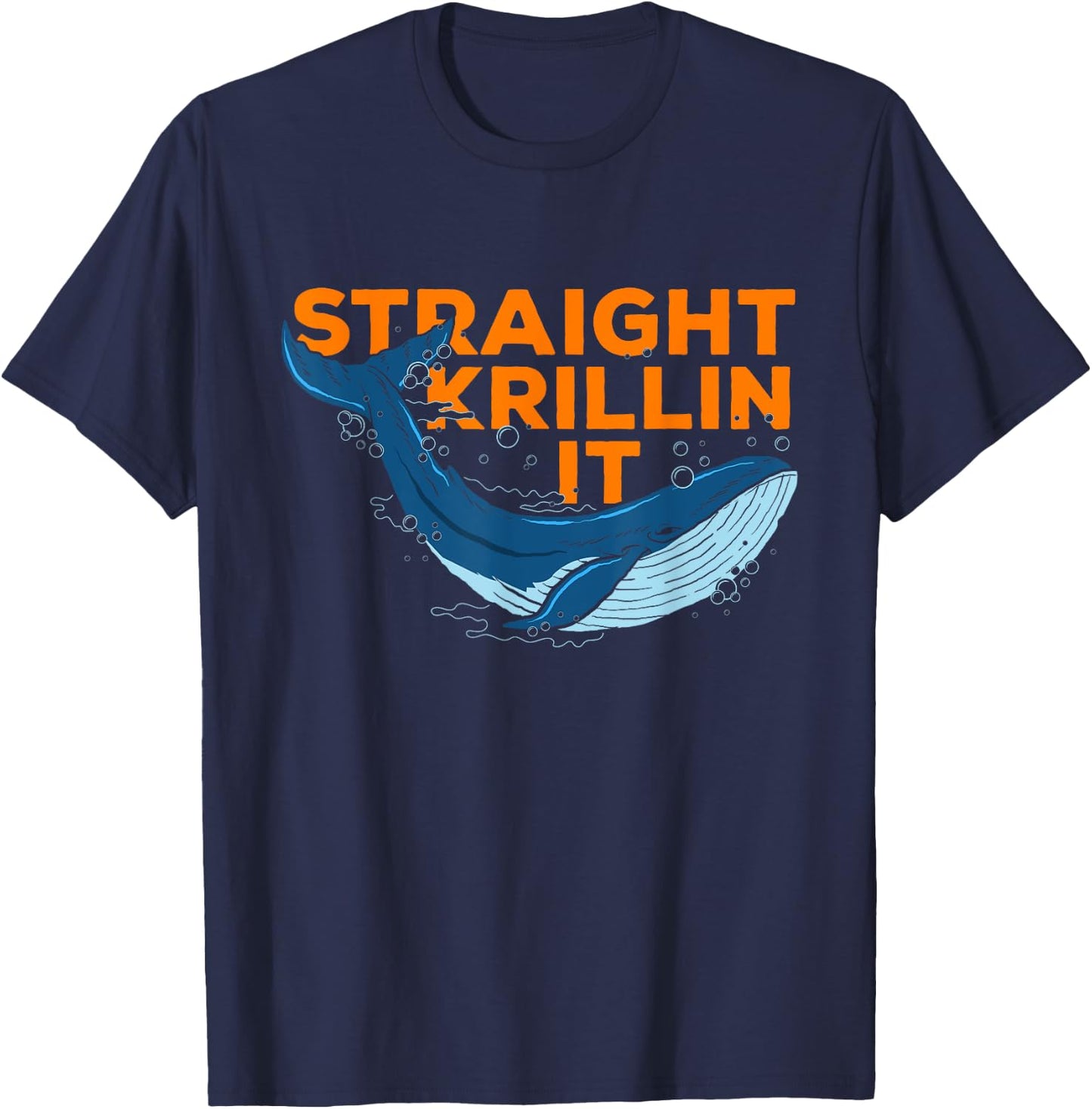 Straight Krillin It Matching Saying Slogan Idea Icons Image T-Shirt - T-Shirt | Navy