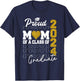 Proud Mom of a Class of 2024 Graduate Senior Graduation 2024 T-Shirt - T-Shirt | Navy