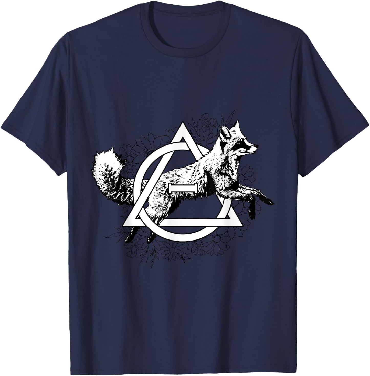 Fuchs Theta Delta Fellalter Kin Otherkin Therian Symbol T-Shirt - T-Shirt | Navy
