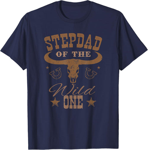 Stepdad of The Wild One Cowboy Western Rodeo Party Matching