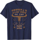 Stepdad of The Wild One Cowboy Western Rodeo Party Matching T-Shirt - T-Shirt | Navy