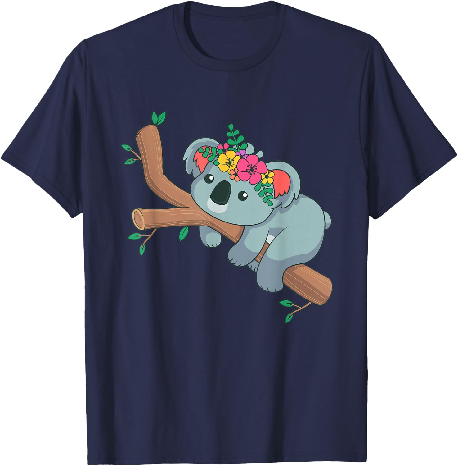 Cute Koala Funny Koalas Australian Bear Enthusiast Outfit T-Shirt - T-Shirt | Navy