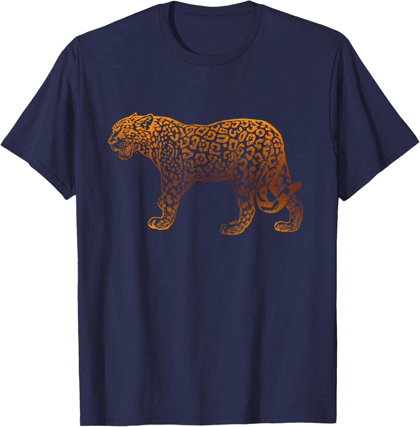 Save The Amur Leopard Endangered Animals Species T-Shirt - T-Shirt | Navy