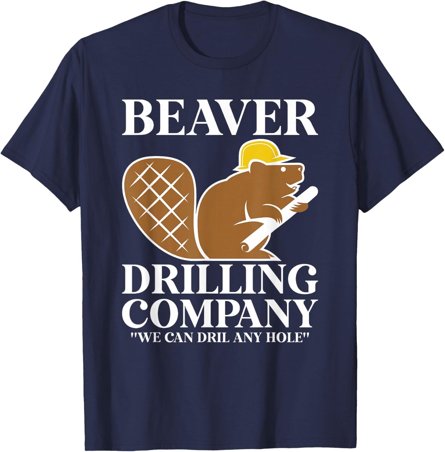 Beaver Fan Beaver Lover Funny Beaver Cute Beaver T-Shirt - T-Shirt | Navy