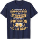 Bon Supporter de Monaco drinks pressure humour Monaco , Black, S T-Shirt - T-Shirt | Navy