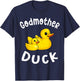 Godmother Duck Birthday Rubber Duck Kids Family Matching T-Shirt - T-Shirt | Navy