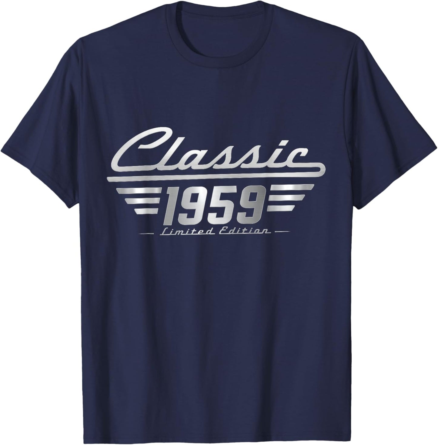 Classic 1959 Limited Edition Vintage Car Birthday T-Shirt - T-Shirt | Navy
