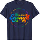 You are Enough Rainbow Pride Flag Ally LGBTQ Women Men T-Shirt - T-Shirt | Navy
