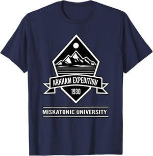 HP Lovecraft theme Arctic mountaineering T-Shirt - T-Shirt | Navy