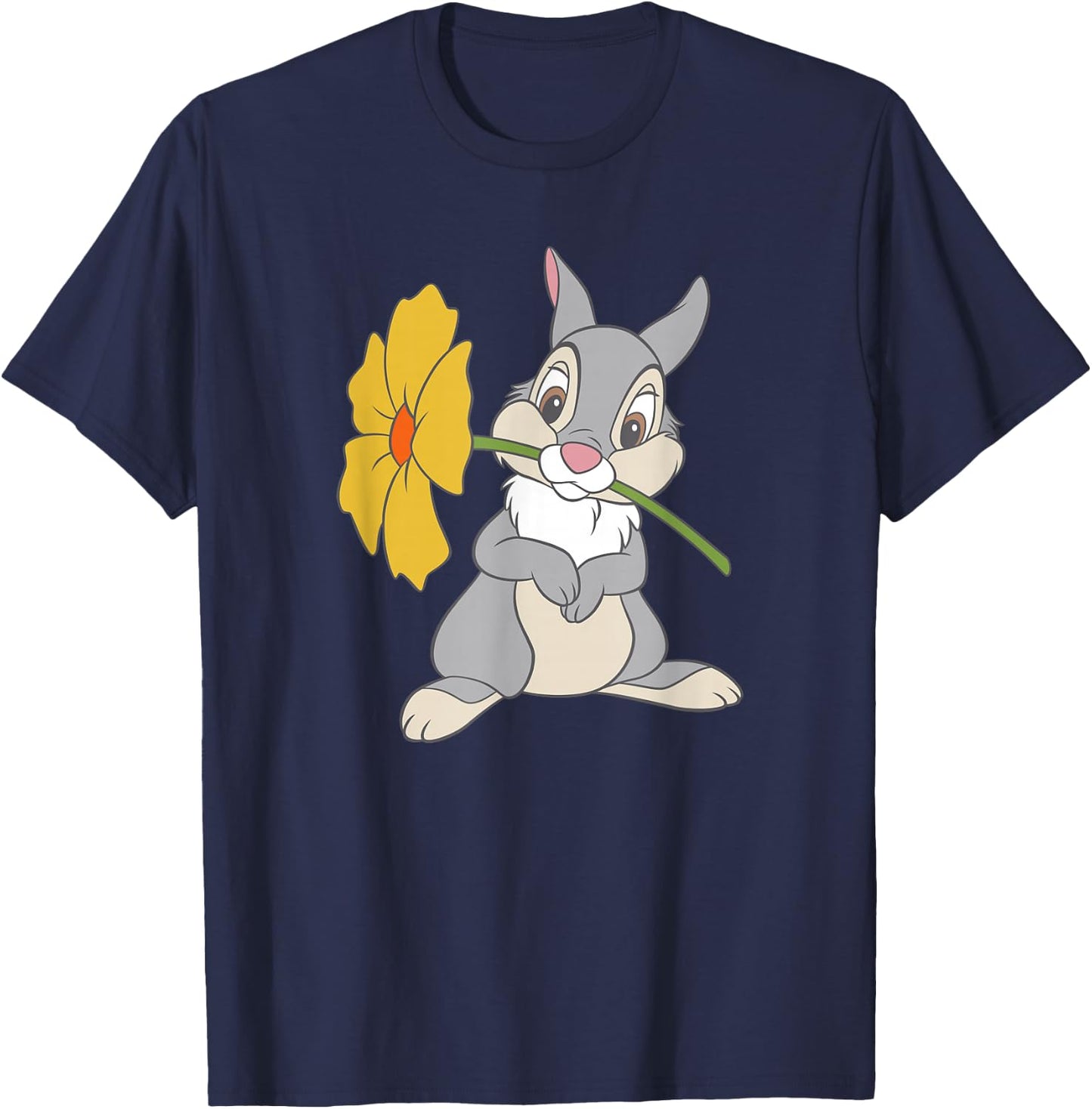 Disney Bambi Thumper With A Flower , blue T-Shirt - T-Shirt | Navy