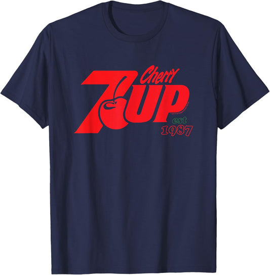 Dr. Pepper Cherry Retro Est 1987 T-Shirt - T-Shirt | Navy