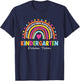Kindergarten Dream Team Rainbow Welcome Back to School T-Shirt - T-Shirt | Navy