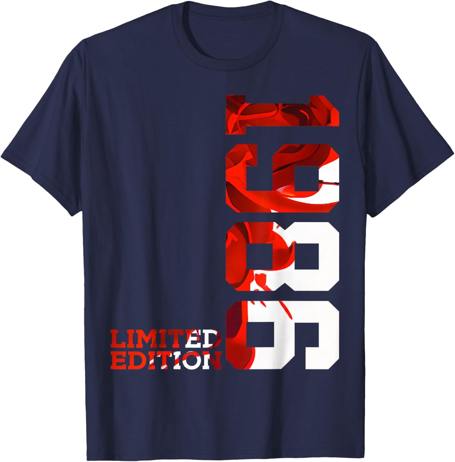 37 Jahre 37th Birthday Limited Edition 1986 , black T-Shirt - T-Shirt | Navy