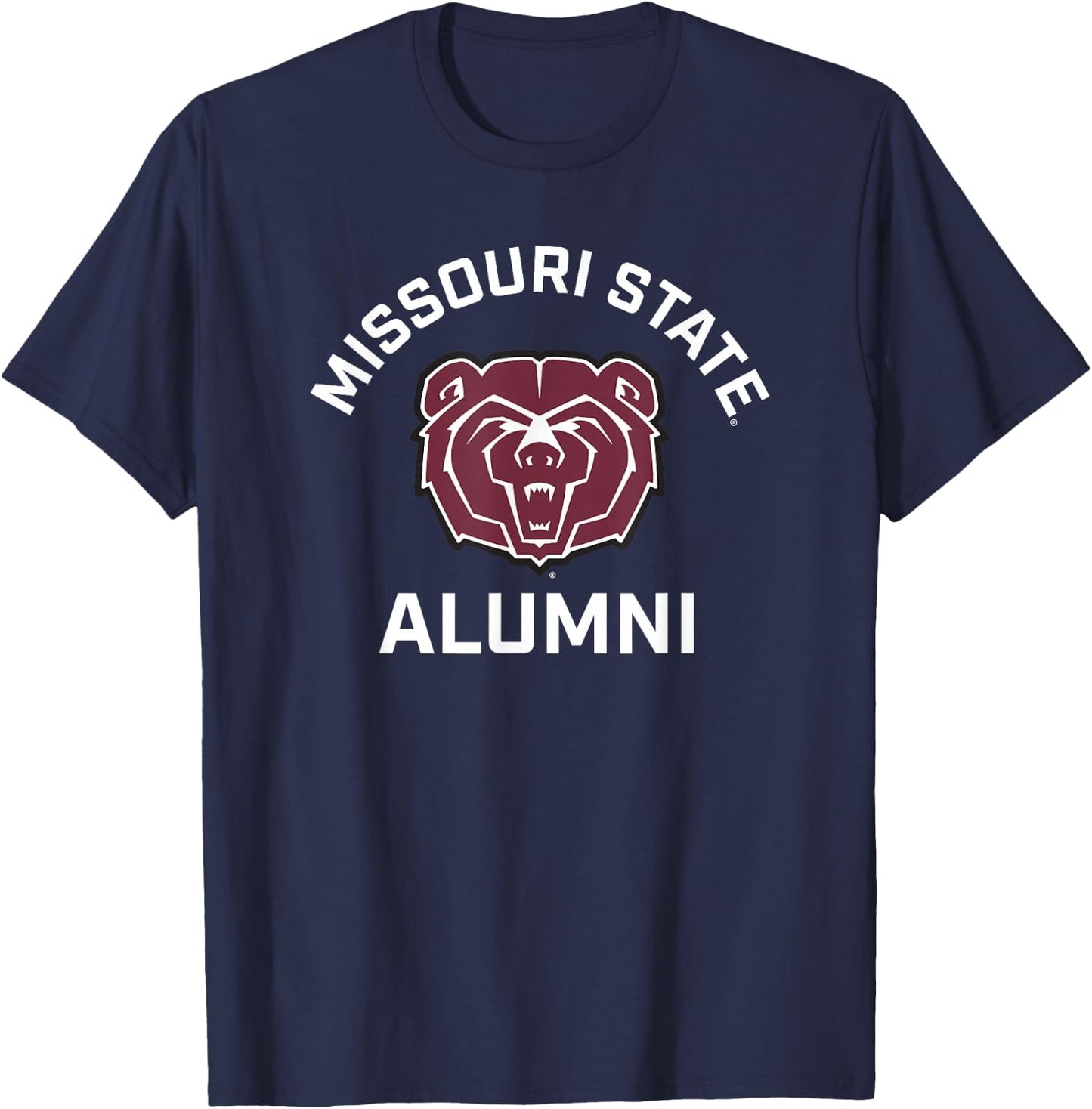 Missouri State University MSU Bears Arched Alumni T-Shirt - T-Shirt | Navy
