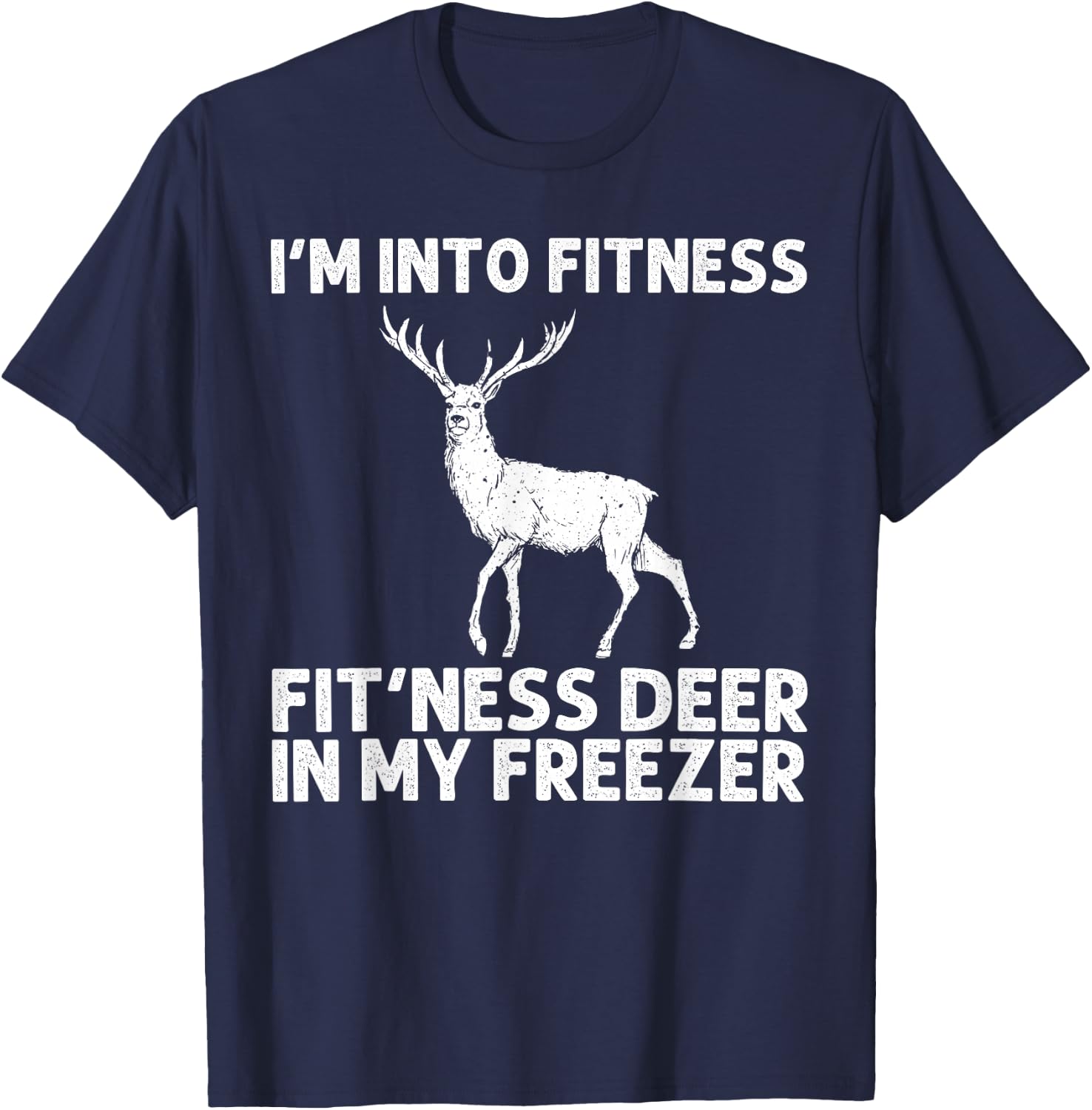 Deer Hunting Art Women Wildlife Hunter Deer Hunting T-Shirt - T-Shirt | Navy