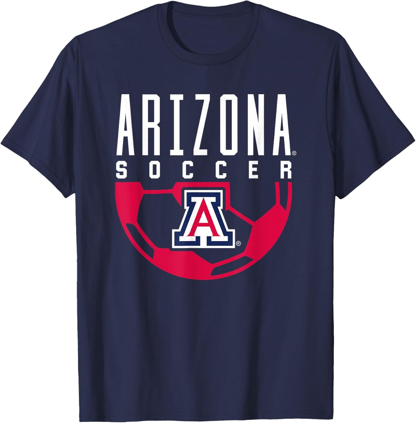 University of Arizona Wildcats Soccer Arch T-Shirt - T-Shirt | Navy