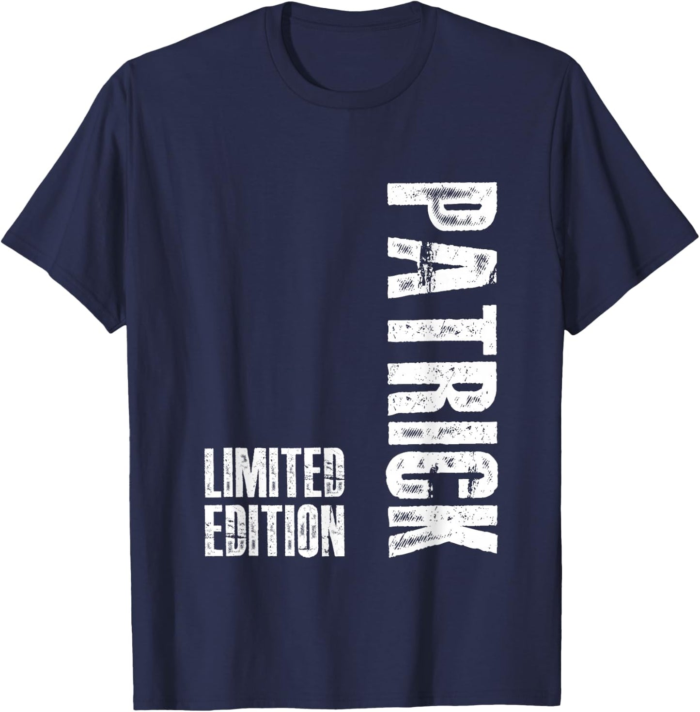 Lustiges Patrick Geschenk Personalisiert Geburtstag Patrick T-Shirt - T-Shirt | Navy