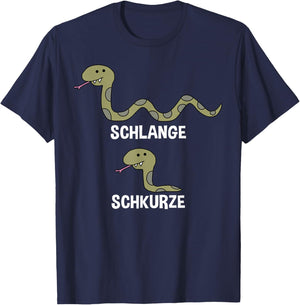 Funny snake short , black T-Shirt - T-Shirt | Navy