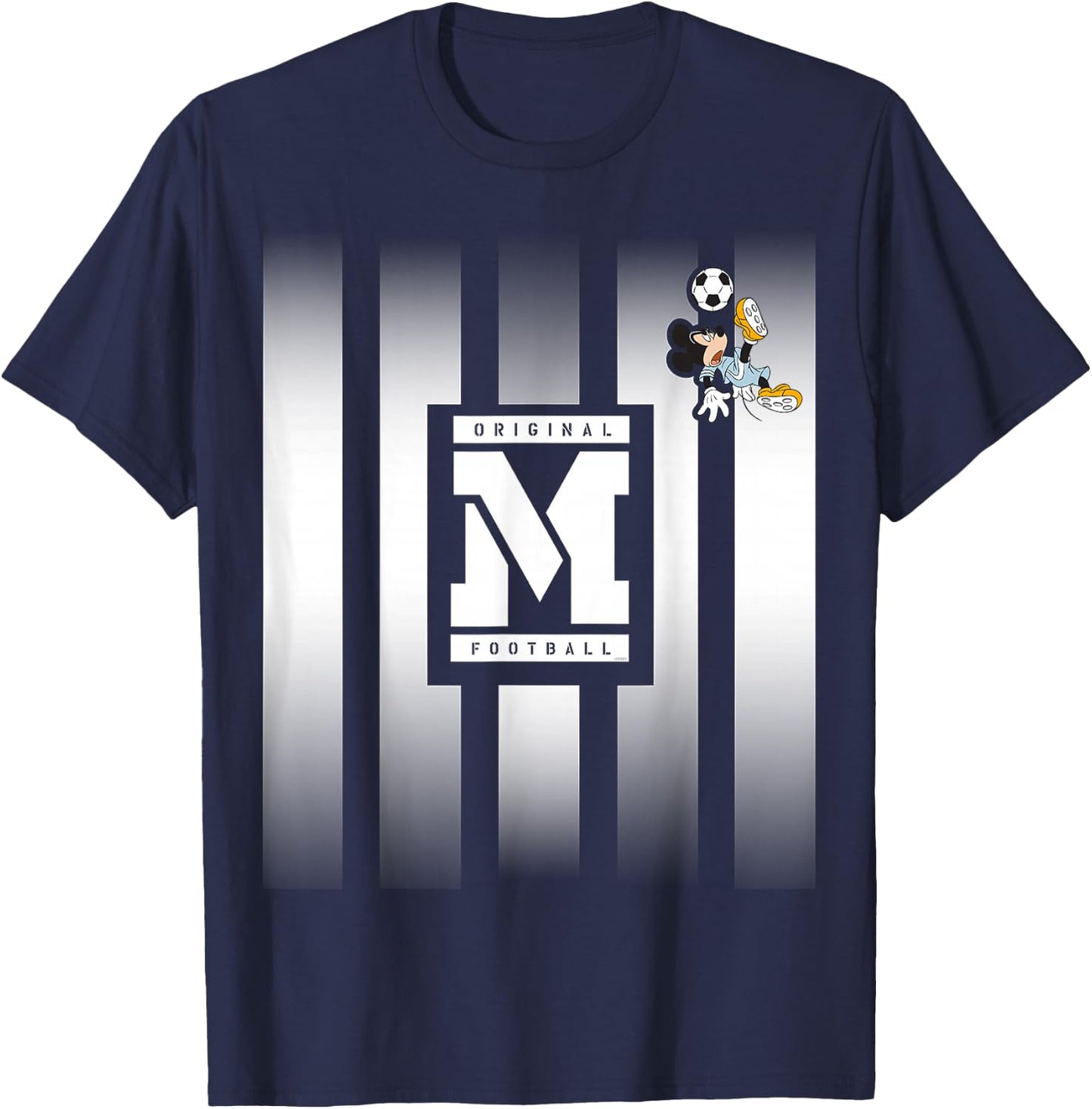 Disney Mickey Mouse Original Football M Soccer T-Shirt - T-Shirt | Navy