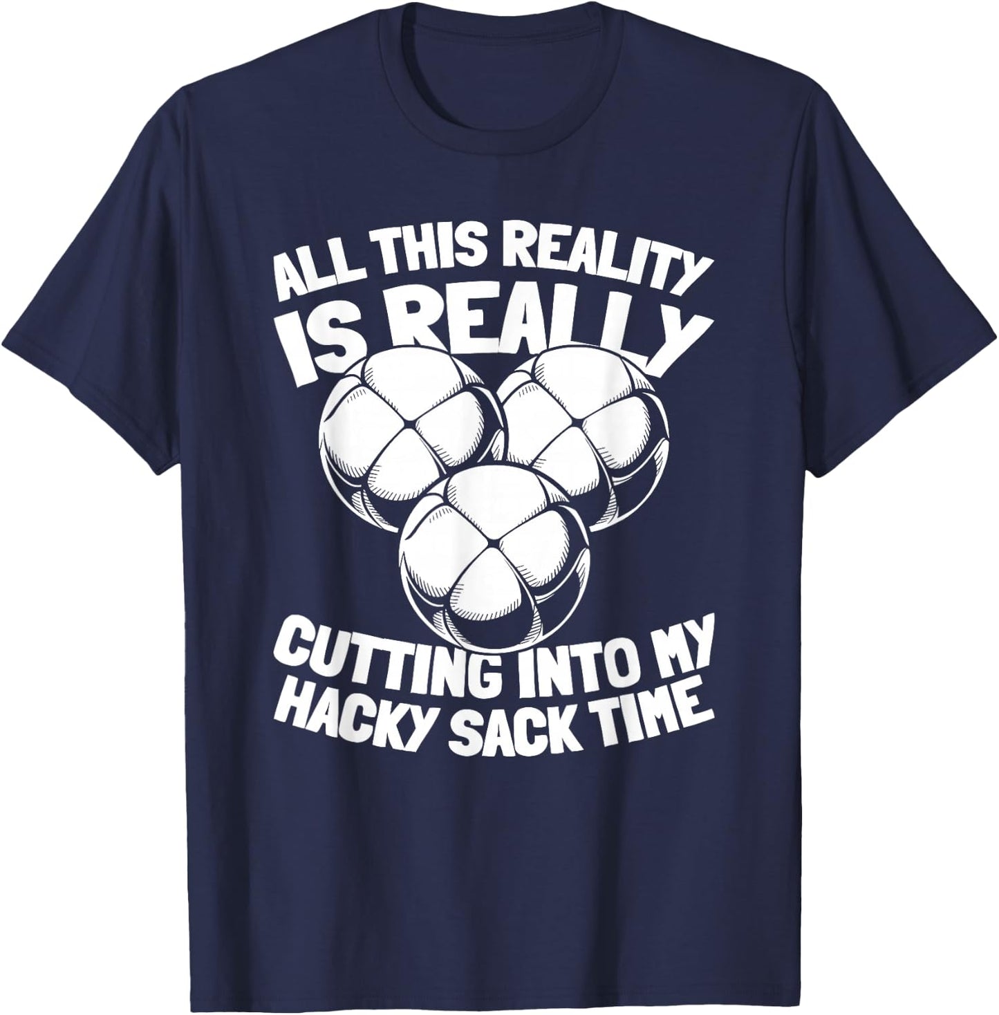 Recreation Footbag - Coordination Hacky Sack T-Shirt - T-Shirt | Navy