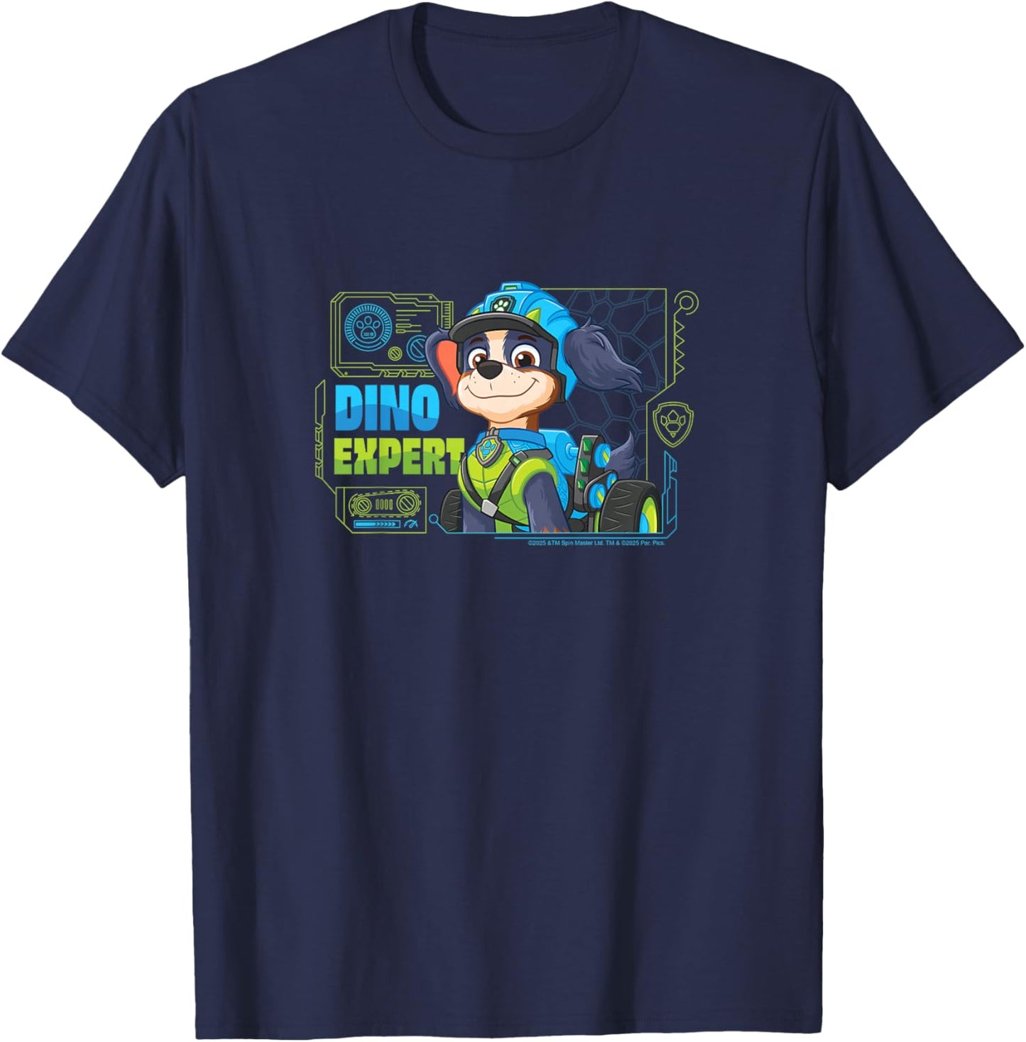 Paw Patrol: The Dino Movie - Rex Dino Expert T-Shirt - T-Shirt | Navy