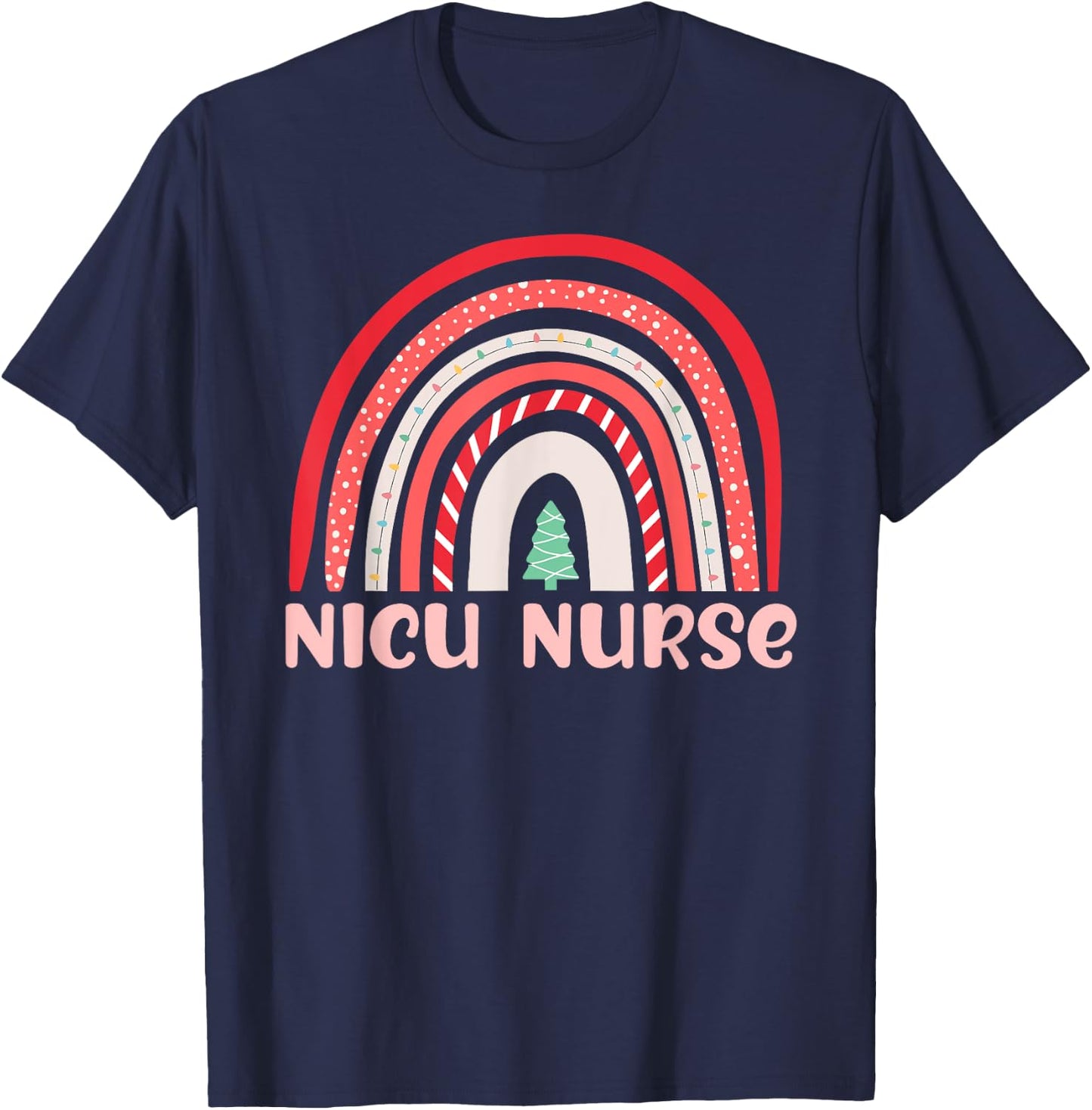 NICU Nurse Neonatal Tiny Crew Christmas Holiday Nutcracker T-Shirt - T-Shirt | Navy