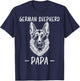 German Shepherd Dad Funny German Shepherd T-Shirt - T-Shirt | Navy