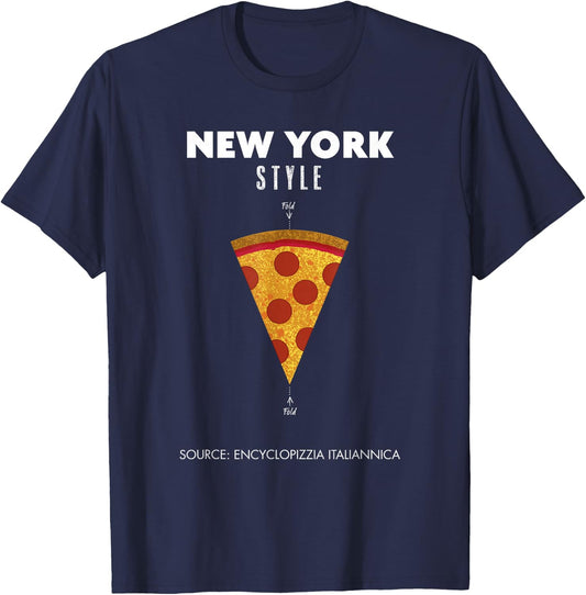 Regional Pizza New York Style T-Shirt - T-Shirt | Navy