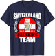 Switzerland Drinking Team Funny Swiss Flag Beer Party Gift T-Shirt - T-Shirt | Navy