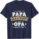Als Papa Geliebt Als Opa Vergöttert Lieblingspapa Bester Dad T-Shirt - T-Shirt | Navy