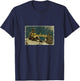 Rhodesian Vintage Postcard Soldiers Bush War , grey, S T-Shirt - T-Shirt | Navy