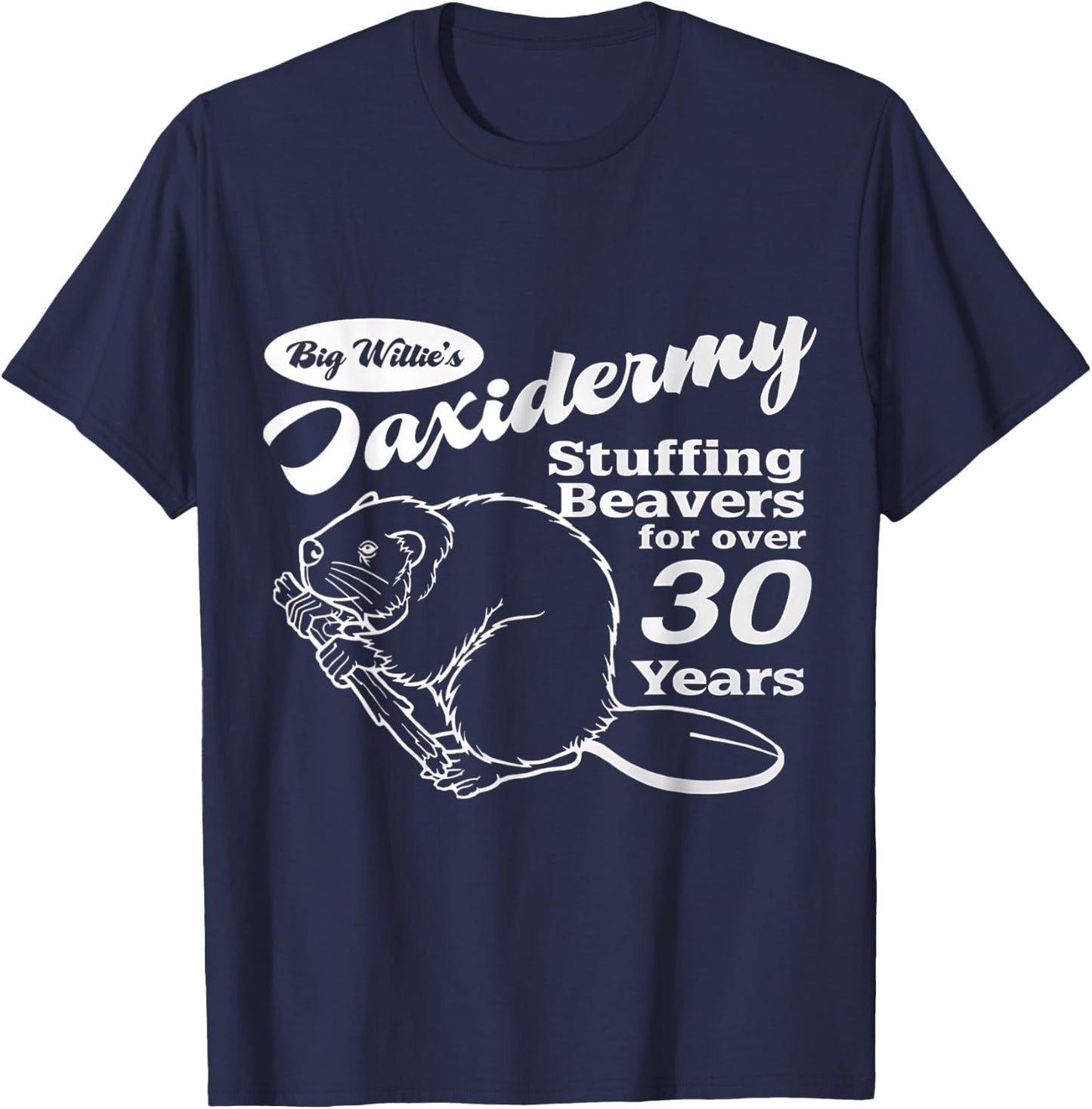 Offensive Stuffing Beavers T-Shirt - T-Shirt | Navy