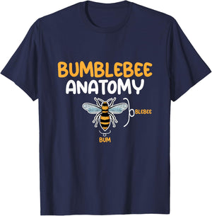Bumblebee anatomy T-Shirt - T-Shirt | Navy