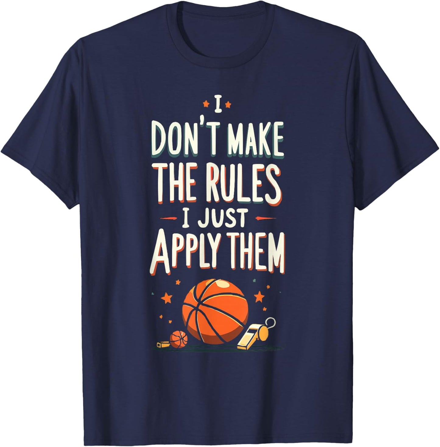Basketball Game Official T-Shirt - T-Shirt | Navy