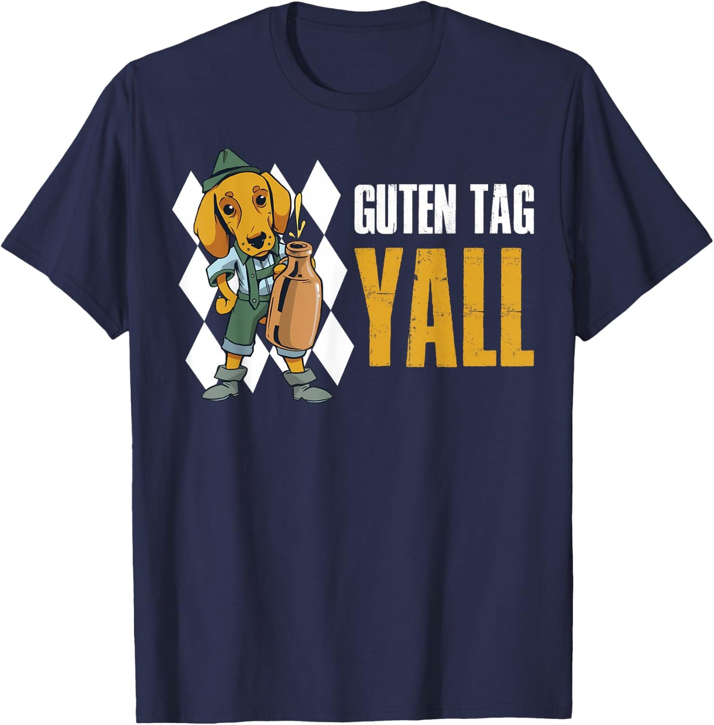 Guten Tag Yall T-Shirt - T-Shirt | Navy