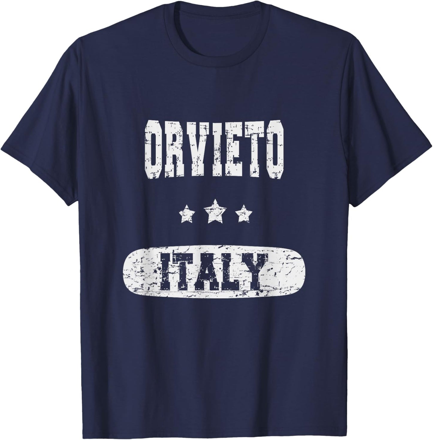 Vintage Orvieto, Italy T-Shirt - T-Shirt | Navy