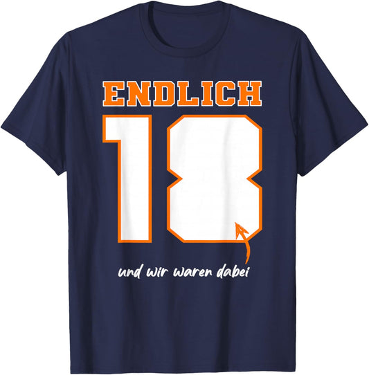 18th Guest Book Funny Design, black T-Shirt - T-Shirt | Navy