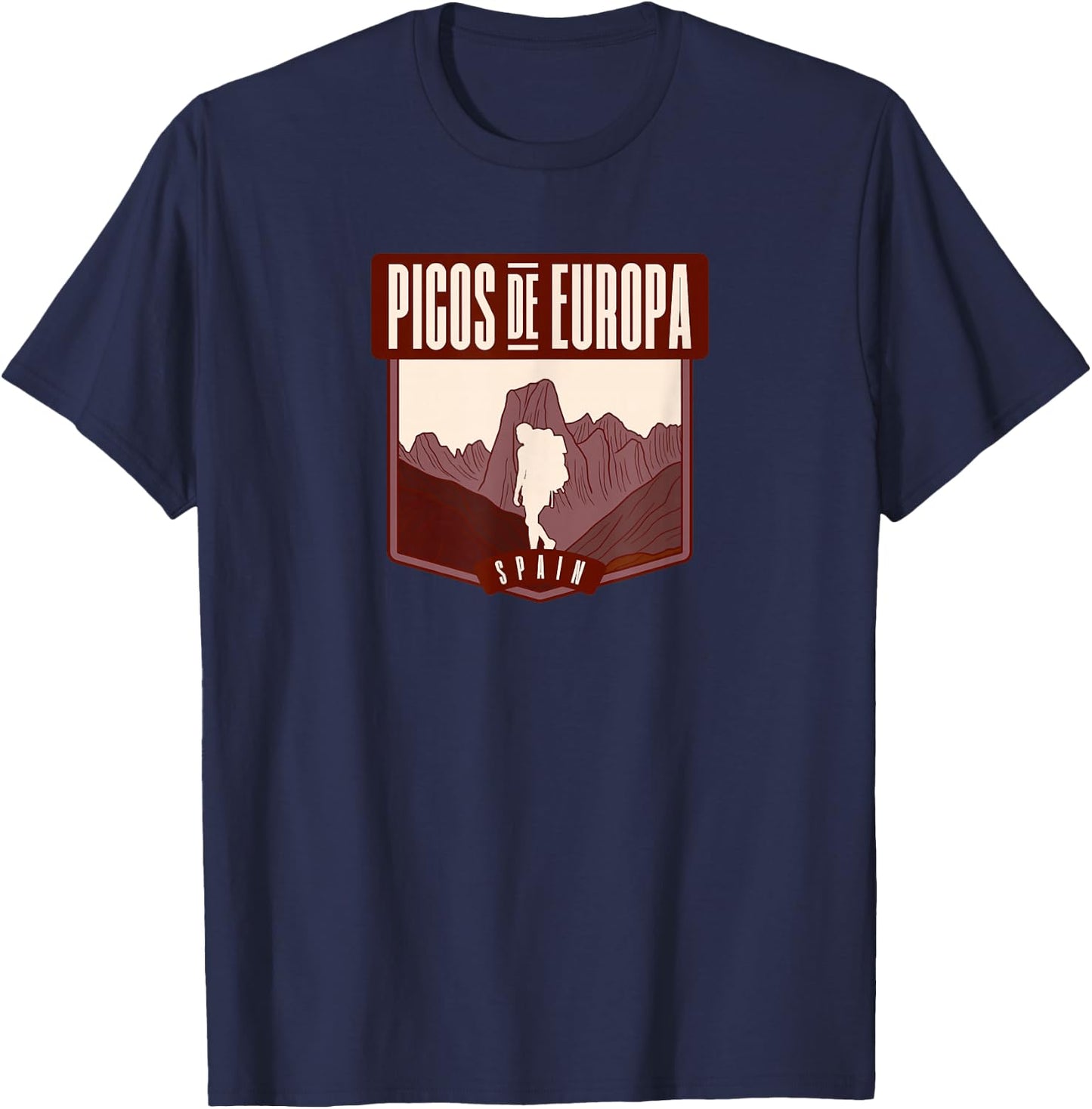 Pics d'europe – Espagne T-Shirt - T-Shirt | Navy