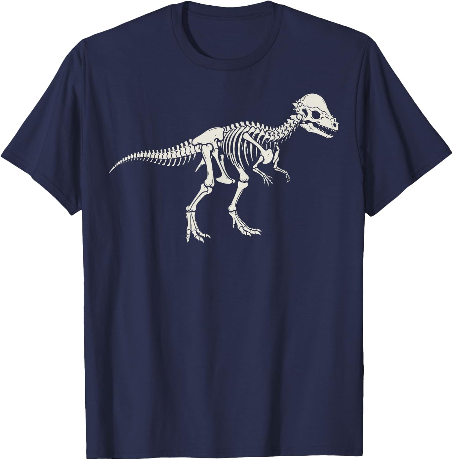 Pachycephalosaurus Skeleton Pachy T-Shirt - T-Shirt | Navy
