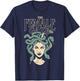 The Female Gaze Medusa Petrify The Patriarchy Funny Feminist T-Shirt - T-Shirt | Navy