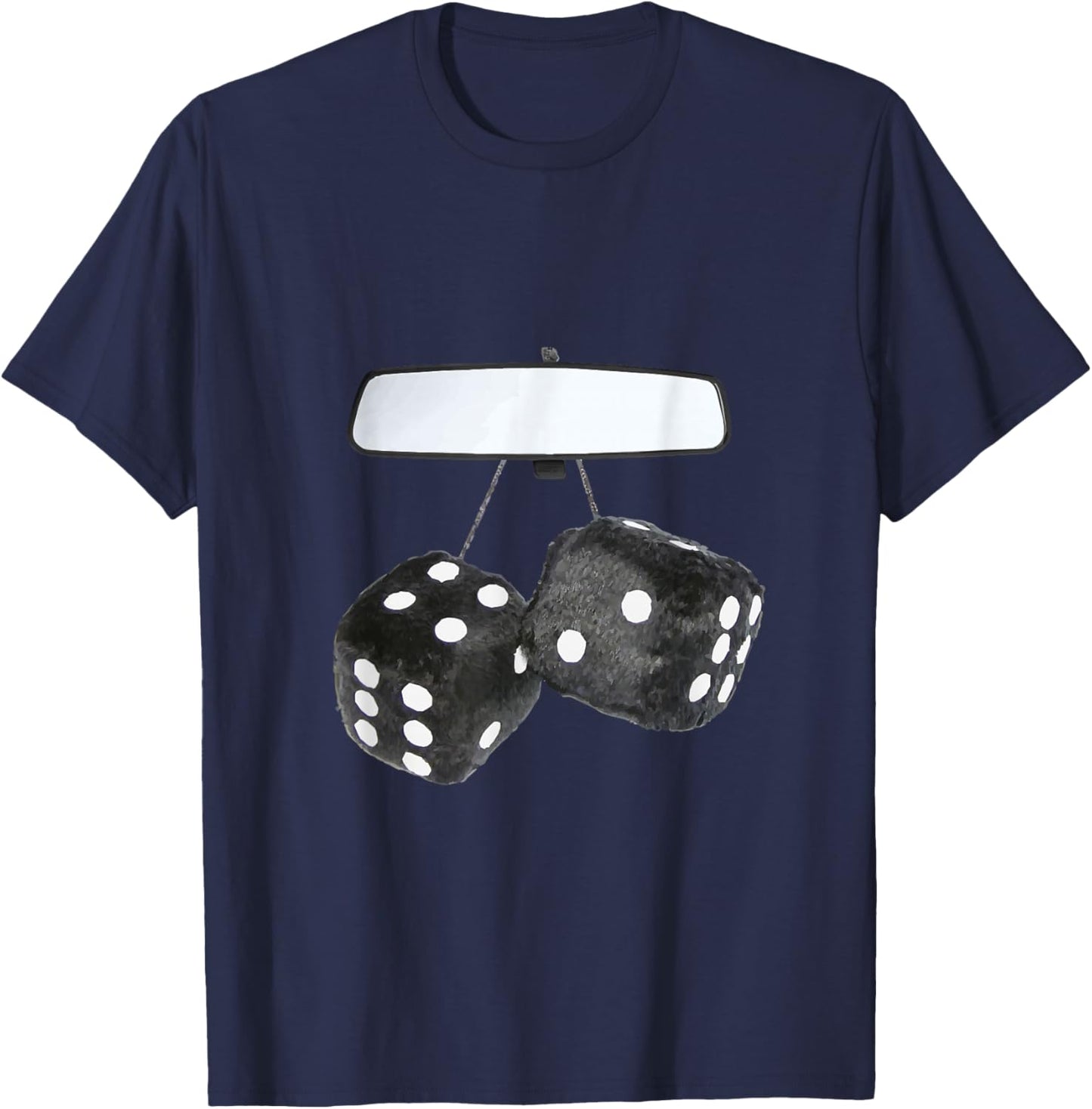 Fluffy Dice T-Shirt - T-Shirt | Navy