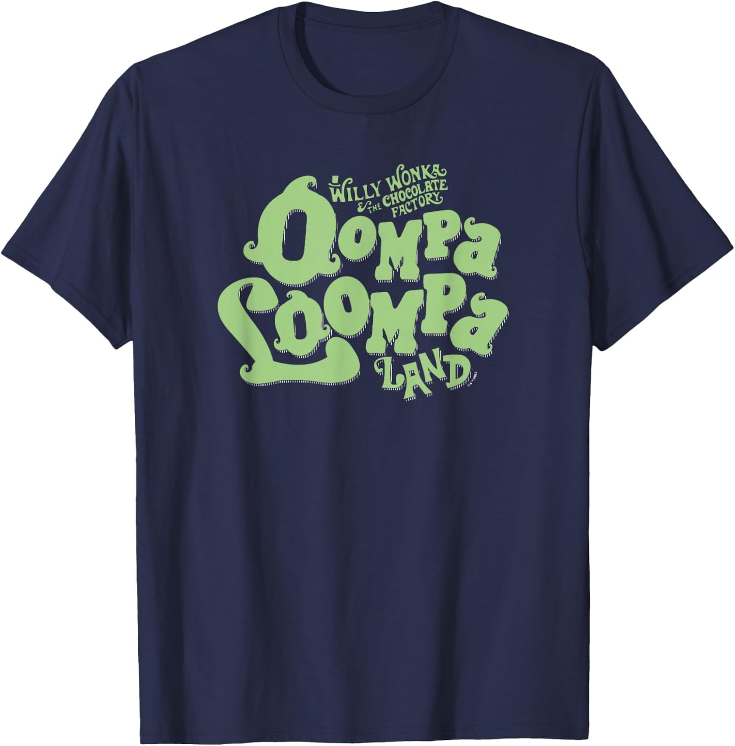 Willy Wonka And The Chocolate Factory Oompa Loompa Land T-Shirt - T-Shirt | Navy