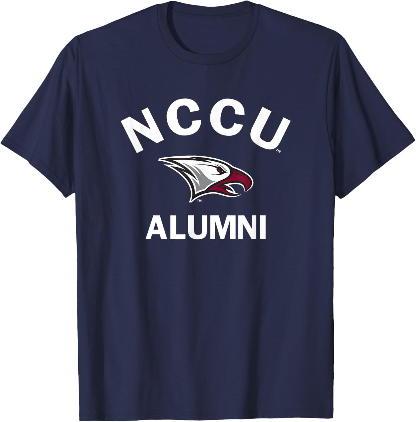 North Carolina Central NCCU Eagle Arched Alumni T-Shirt - T-Shirt | Navy