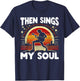 Christian Guitar Player Guitarist Then Sings My Soul T-Shirt - T-Shirt | Navy
