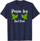Poison Ivy Don't Touch Funny Botanist Biologist Gift T-Shirt - T-Shirt | Navy