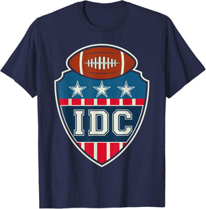 IDC American Football Lover Retro T-Shirt - T-Shirt | Navy