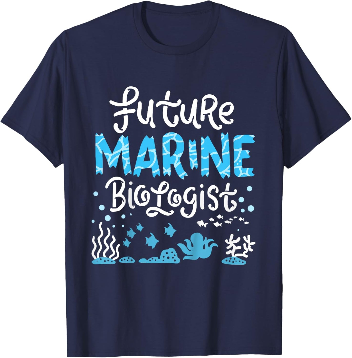 Kids Future Marine Biologist T-Shirt - T-Shirt | Navy