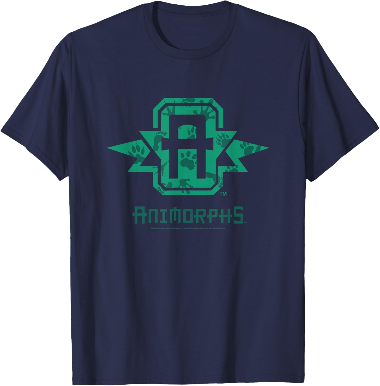 Animorphs Animal Print Badge Transformation Book Series T-Shirt - T-Shirt | Navy