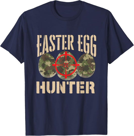 Easter Egg Hunter - Egg Hunting Season Camo T-Shirt - T-Shirt | Navy