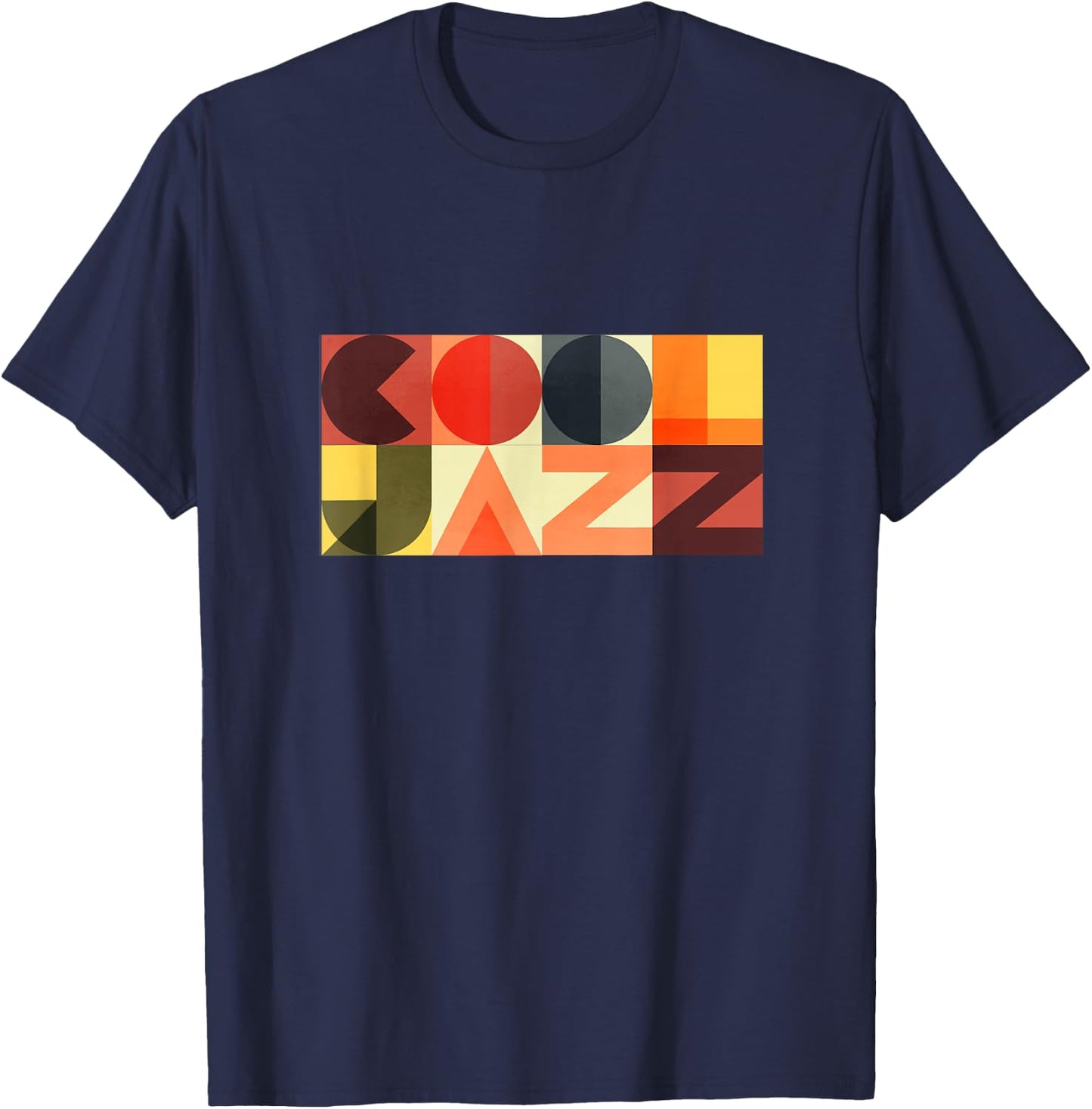 Retro Cool Jazz 90s Jazz , black T-Shirt - T-Shirt | Navy
